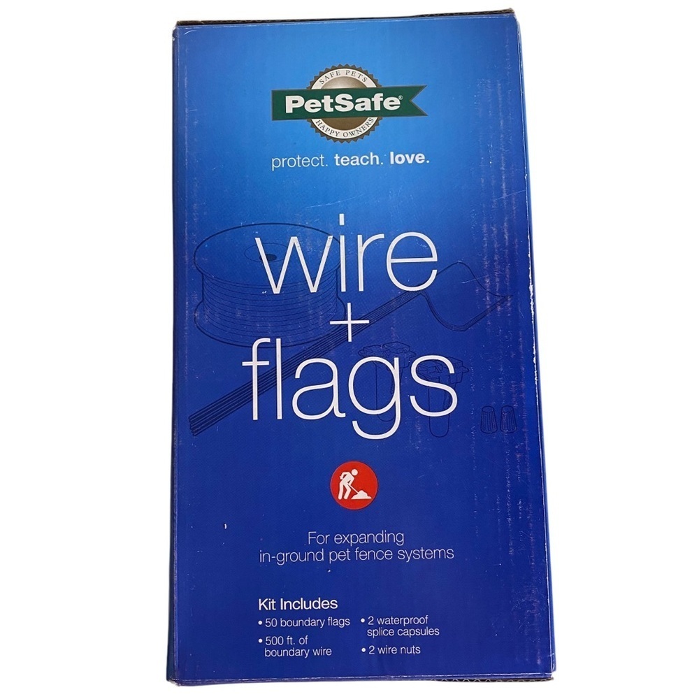 NEW IN BOX  PETSAFE WIRE+FLAGS EXPAND IN-GROUND PET FENCE‎ KIT